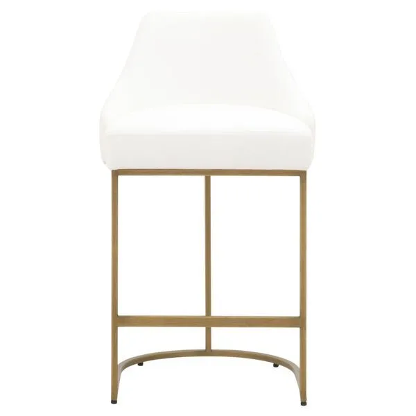Product Image 5 for Parissa White Counter Stool (Set Of 2) from Essentials for Living