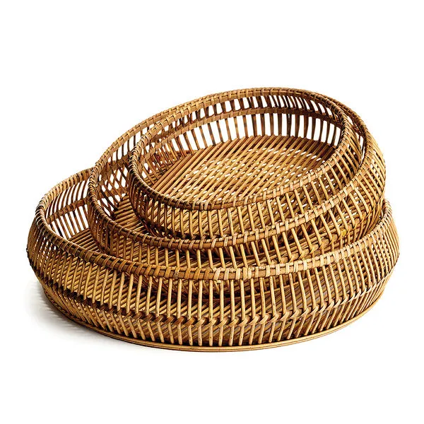 Product Image 1 for River Bamboo Round Trays from Napa Home And Garden