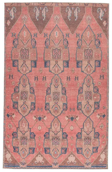 Product Image 5 for Lani Medallion Pink/ Blue Rug from Jaipur 