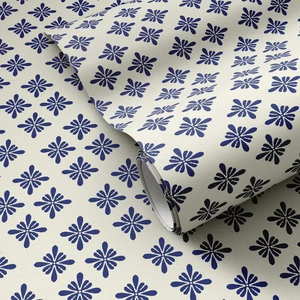 Product Image 1 for Conspectus Navy I Wallpaper by Getty Images from Four Hands