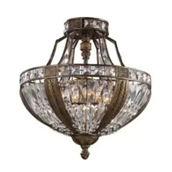 Product Image 2 for 6 Light Semi Flush In Ant. Bronze from Elk Lighting