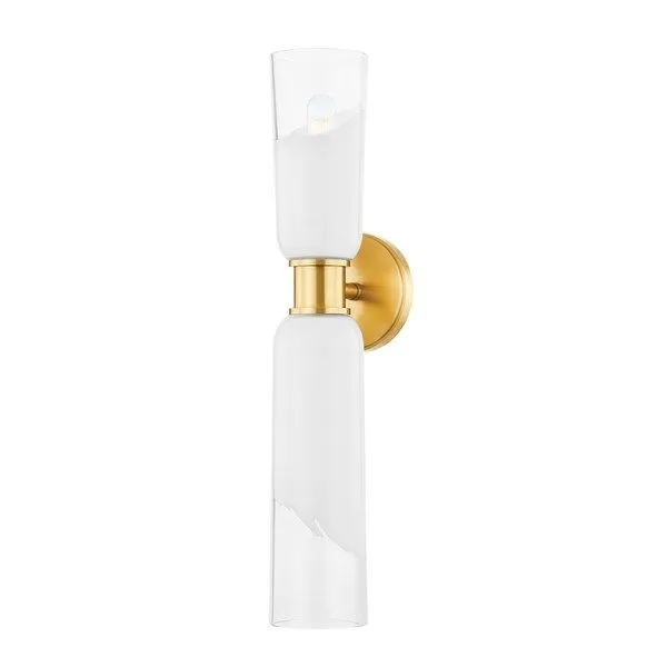 Product Image 1 for Wasson 2-Light Aged Brass Wall Sconce from Hudson Valley