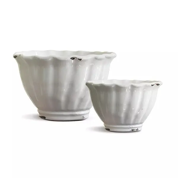 Product Image 1 for Tuscany Faceted Cachepots, Set Of 2 from Napa Home And Garden