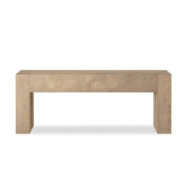 Product Image 1 for Abaso Whitewash Rustic Oak Console Table from Four Hands