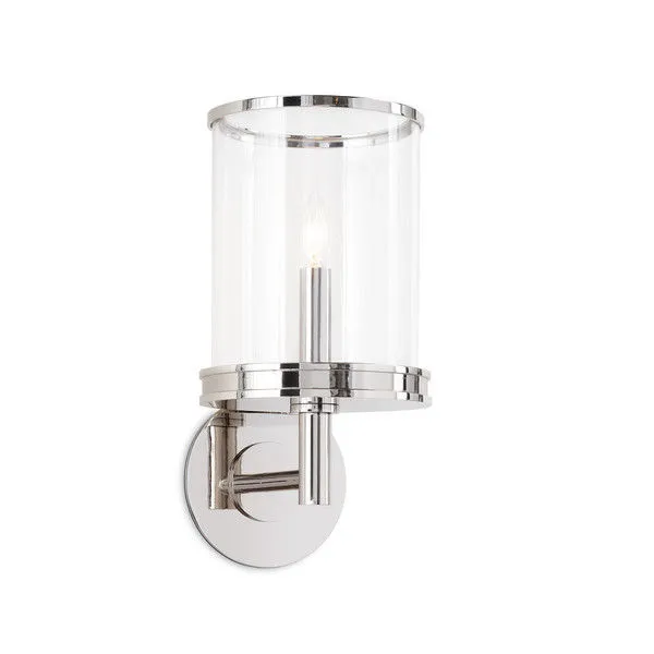 Product Image 1 for Adria Steel Sconce - Polished Nickel from Regina Andrew Design