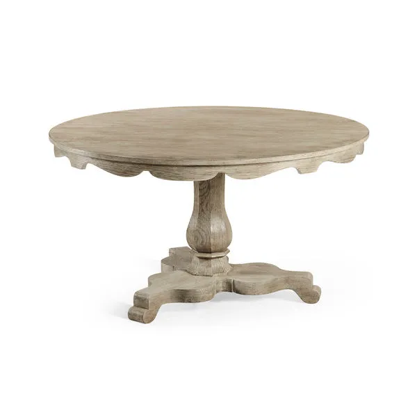 Product Image 1 for Overbury Grey Oak Breakfast Table from Johnathan Charles