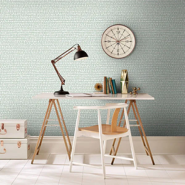 Product Image 1 for Dots Green Wallpaper from Graham & Brown