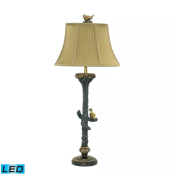 Product Image 1 for Bird On Branch Table Lamp In Black And Gold Leaf from Elk Home