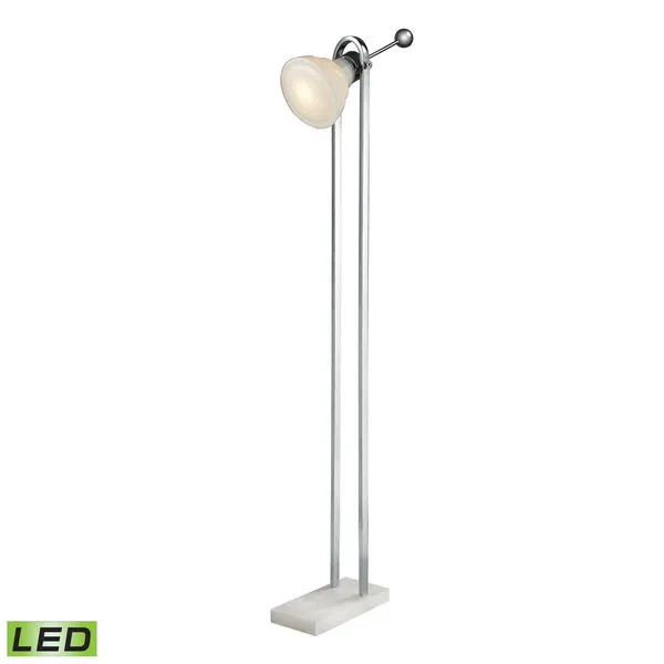 Product Image 1 for Vintage Ball Handle Adjustable Floor Lamp In Polished Nickel from Elk Home