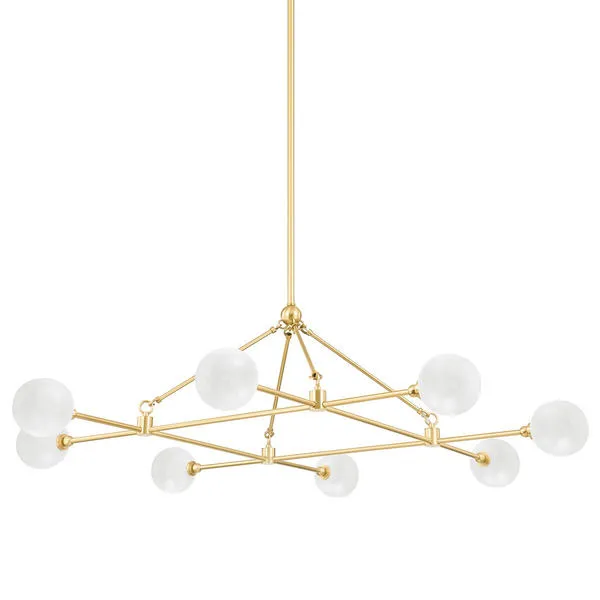 Product Image 1 for Andrews 8-Light Chandelier - Aged Brass from Hudson Valley