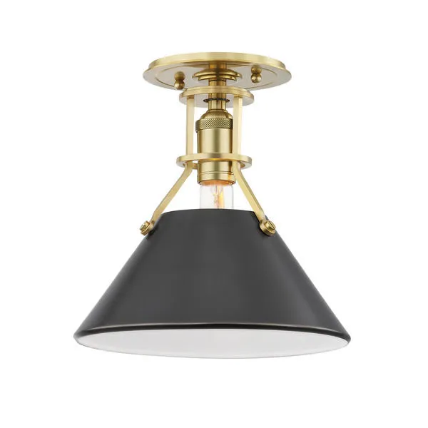 Product Image 4 for Metal No.2 1 Light Semi Flush from Hudson Valley