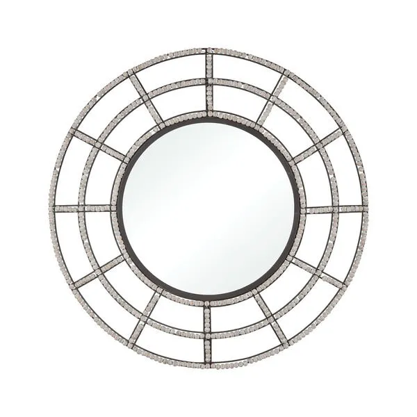 Product Image 1 for Riverrun Mirror In Whitewashed Wood And Oil Rubbed Bronze from Elk Home