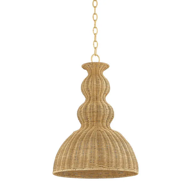 Product Image 1 for Mayla Rattan Pendant from Mitzi