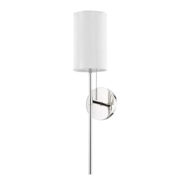 Product Image 1 for Fawn Polished Nickel Scalloped Wall Sconce from Mitzi