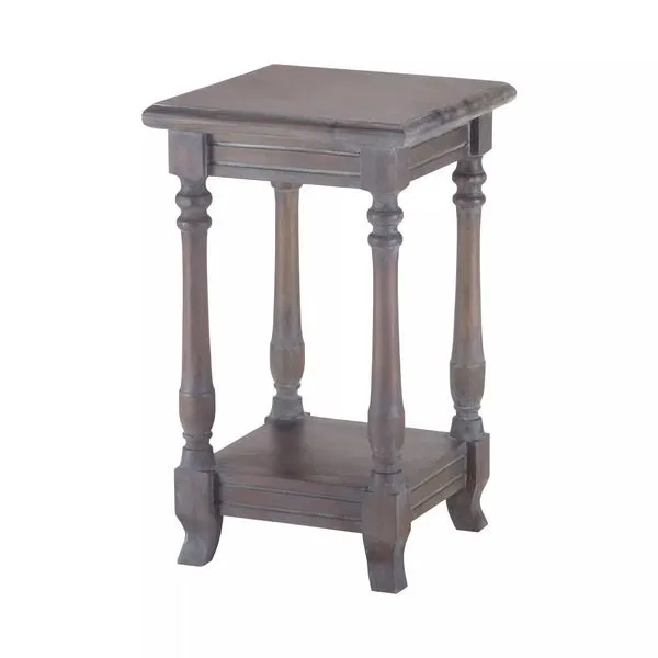 Product Image 1 for Four Post Side Table In Grey Stain No.4 from Elk Home