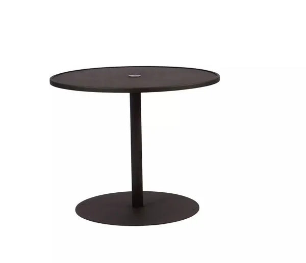 Product Image 1 for Wrought Iron Top Table 36" Round Umbrella Table   from Woodard