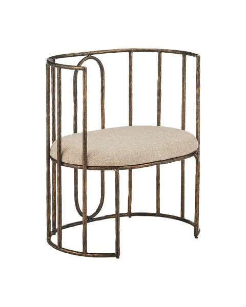 Product Image 1 for Euclid Boucle Seashell Chair from Currey & Company