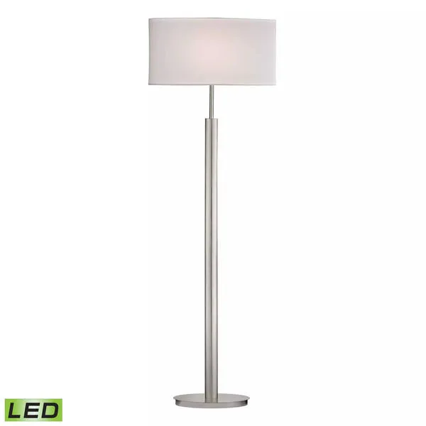 Product Image 1 for Port Elizabeth Floor Lamp In Satin Nickel from Elk Home