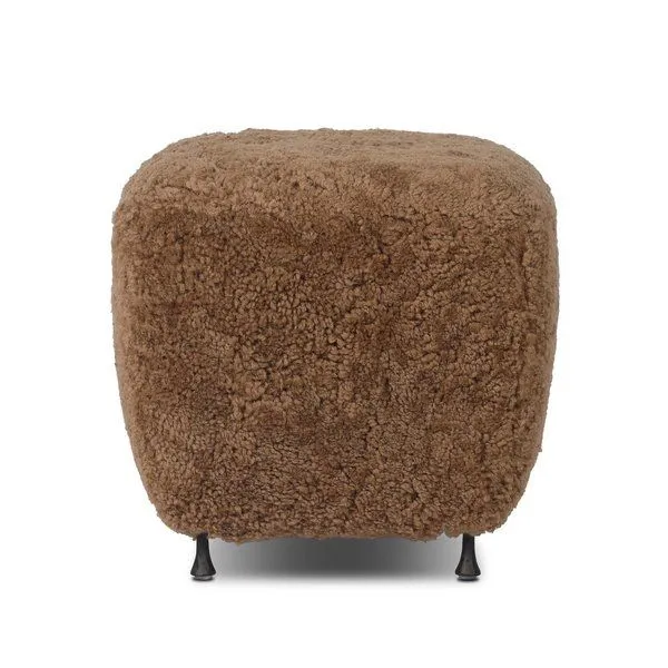 Product Image 1 for Joey Amber Shearling Ottoman from Four Hands