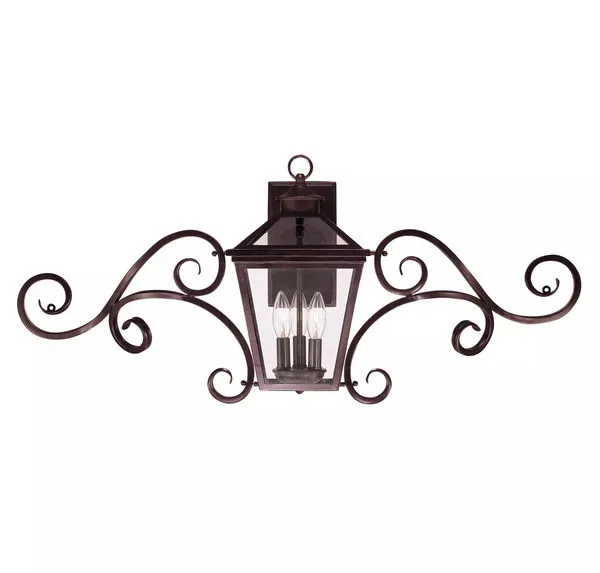 Product Image 1 for Ellijay Wall Mount Lantern W/Scrolls from Savoy House