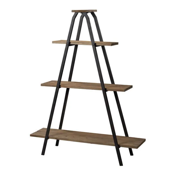 Product Image 1 for Wooden "A" Line Shelves With Metal Frame from Elk Home
