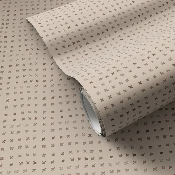 Product Image 1 for Bisous Taupe I Wallpaper by Jess Engle from Four Hands