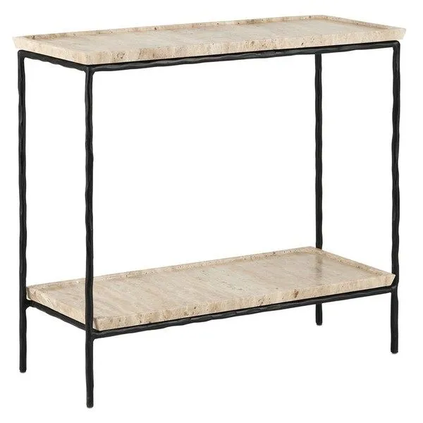 Product Image 6 for Boyles Travertine Side Table from Currey & Company