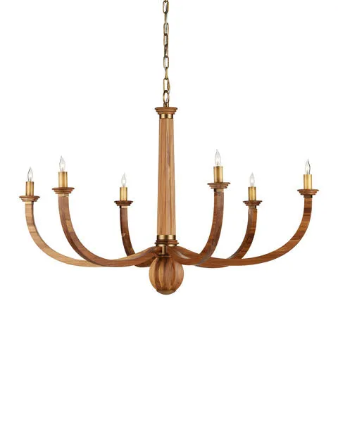 Product Image 1 for Woodcroft Chandelier from Currey & Company