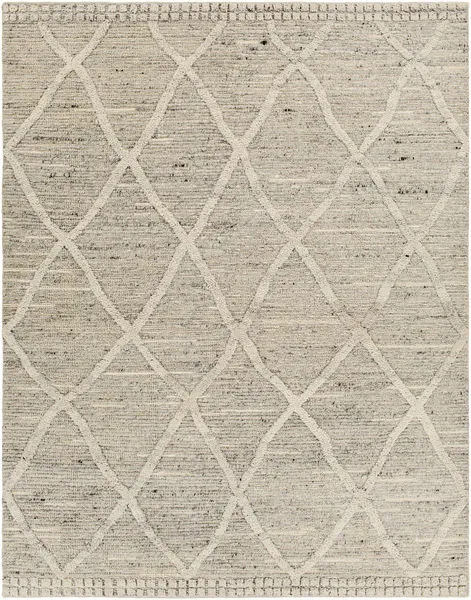 Product Image 1 for Manisa Global Hand-Woven Wool Charcoal / Gray Rug - 8' x 10' from Surya