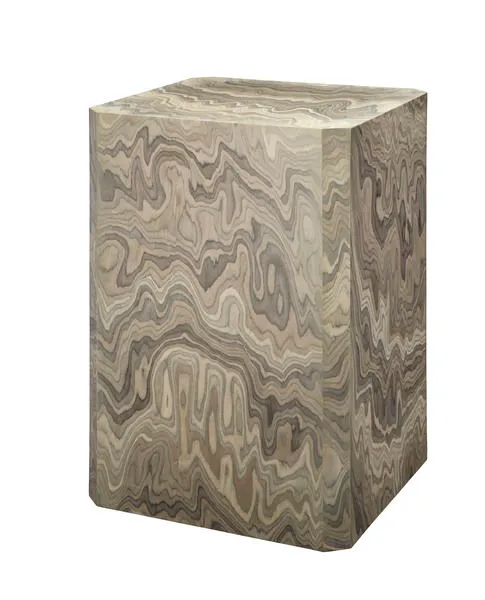 Product Image 1 for Vale Sand Gray Veneer Side Table from Jamie Young