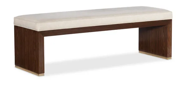 Product Image 1 for Melange St. Maarten Bench from Hooker Furniture