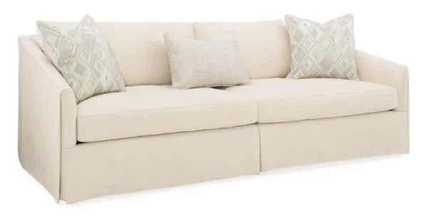 Product Image 1 for Cream Fabric Modern Casual Affair Sofa from Caracole