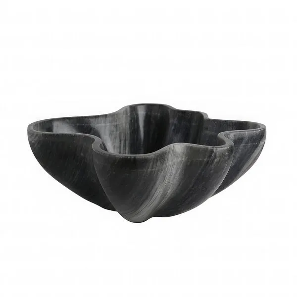 Product Image 1 for Marble Black Lotus Bowl from BIDKHome