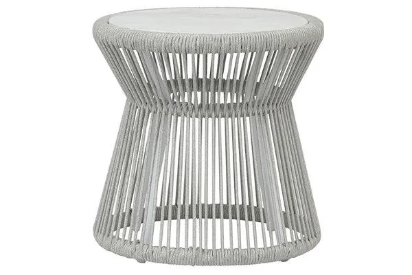 Product Image 1 for Miami End Table with Honed Carrara Marble Top from Sunset West