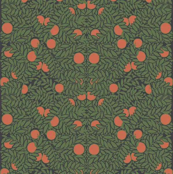 Product Image 1 for Orange Bush Forest/Orange Premium Matte Wallpaper from Mitchell Black