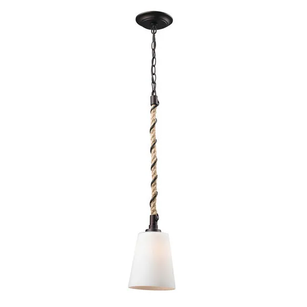 Product Image 2 for Natural Rope Aged Bronze Pendant from Elk Lighting