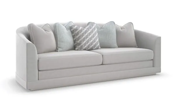 Product Image 1 for Gray Velvet Modern Da Vita Sofa from Caracole
