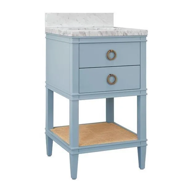 Product Image 2 for Bath Vanity With White Marble Top from Worlds Away