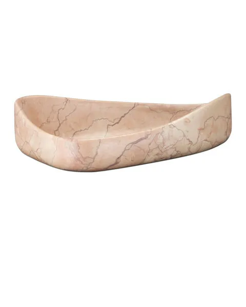Product Image 1 for Deaton Rosa Marble Bowl from Currey & Company