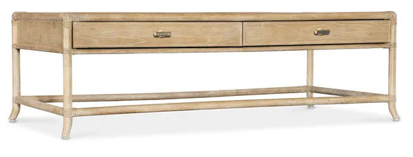 Product Image 1 for Retreat Pole Rattan Cocktail Table from Hooker Furniture