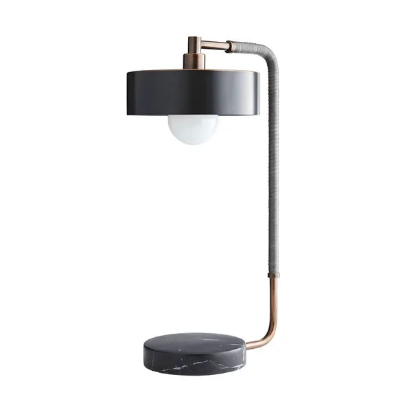 Product Image 2 for Aaron Bronze & Black Steel Lamp from Arteriors