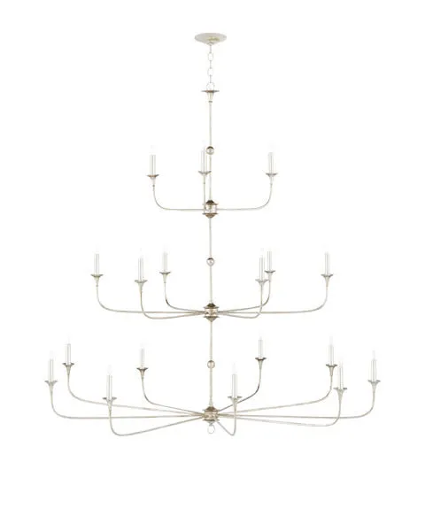 Product Image 1 for Nottaway Linear Champagne Chandelier from Currey & Company