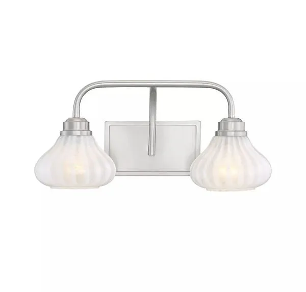 Product Image 3 for Darlington Satin Nickel 2 Light Bath from Savoy House 