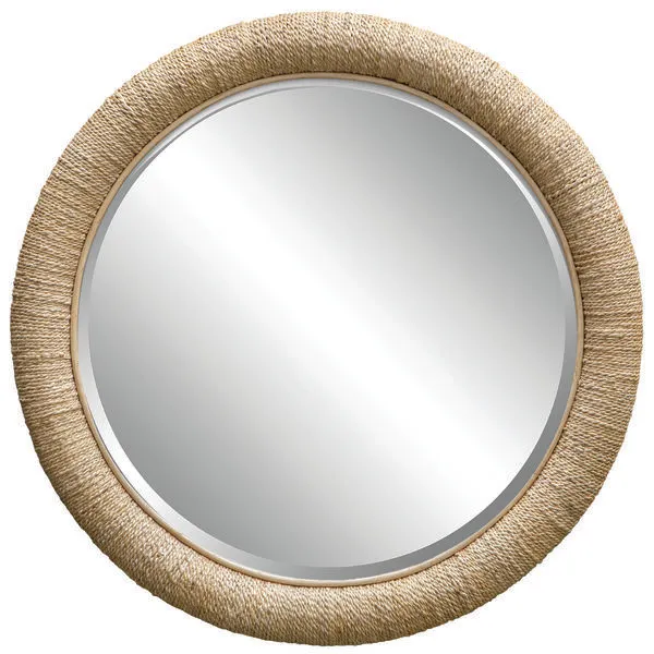 Product Image 1 for Mariner Round Natural Woven Mirror from Uttermost