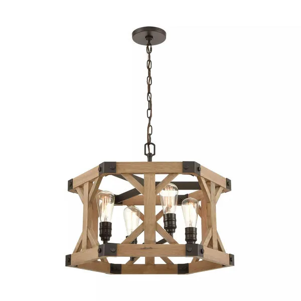 Product Image 3 for Structure 4 Light Chandelier from Elk Lighting