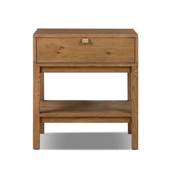 Product Image 1 for Tula Worn Oak Veneer Nightstand from Four Hands