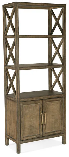 Product Image 1 for Sundance Pecan & Rattan Entertainment Pier from Hooker Furniture