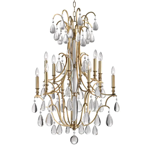 Product Image 1 for Crawford 12 Light Chandelier from Hudson Valley
