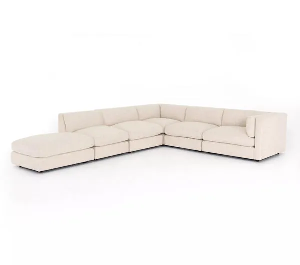 Product Image 9 for Cosette 5 Piece Sectional W/ Ottoman from Four Hands