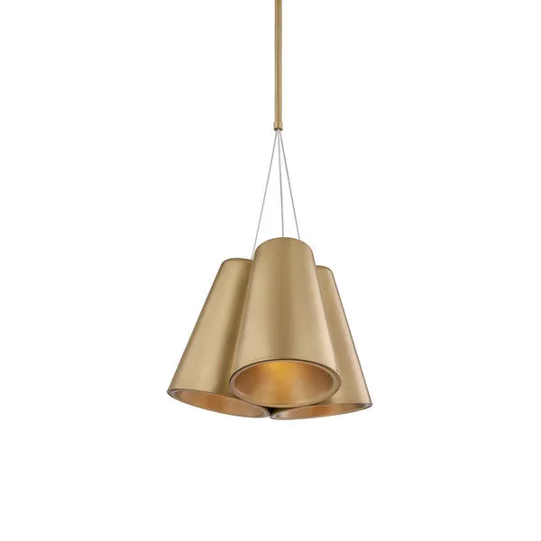 Product Image 1 for Aether Modern Brass Chandelier from Sonneman